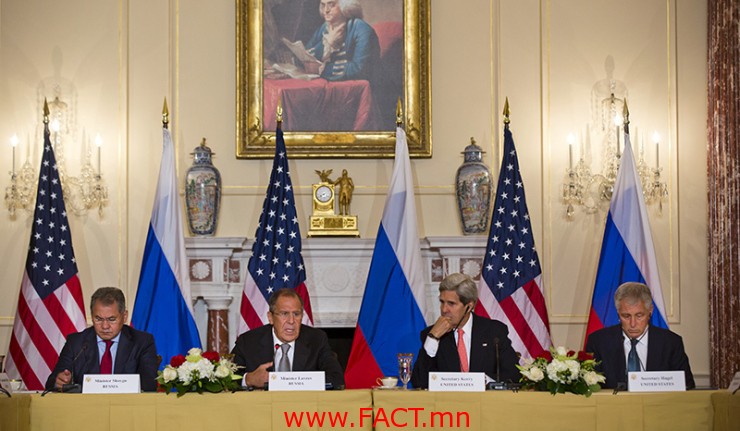 Kerry and Hagel Meet Lavrov and Shoygu at State Department