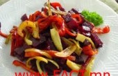 beet and pepper salad