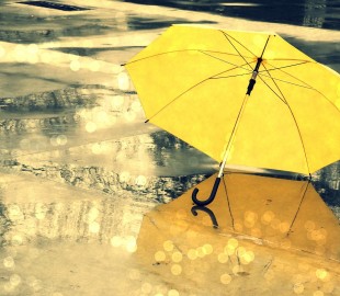 yellow-umbrella-rain